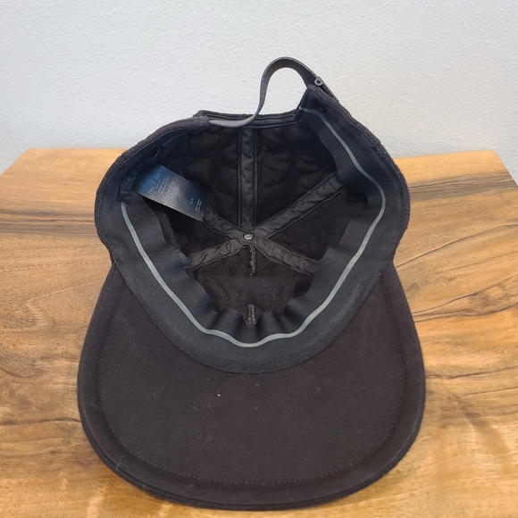 Rag & Bone Black Quilted Logo Baseball Cap - Picture 4 of 6